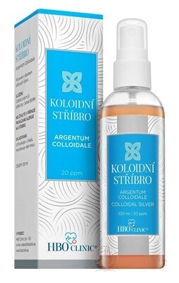 HBO Clinic koloidní stříbro sprej, hustota částic 20 ppm, 1x100 ml