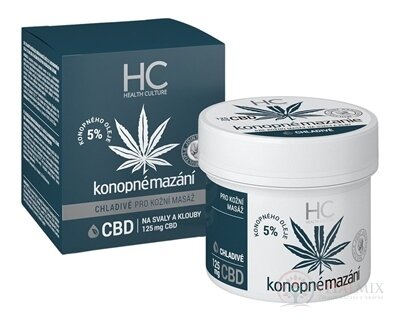 Health Culture Konopné mazání chladivé s CBD krém 1x125 ml