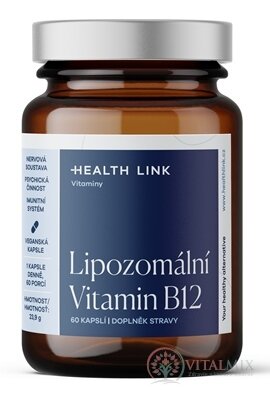 HEALTH LINK Lipozomální vitamín B12 cps 1x60 ks