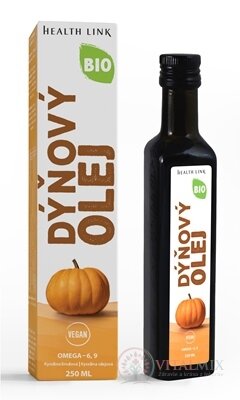 Health Link dýňovým olejem BIO 1x250 ml