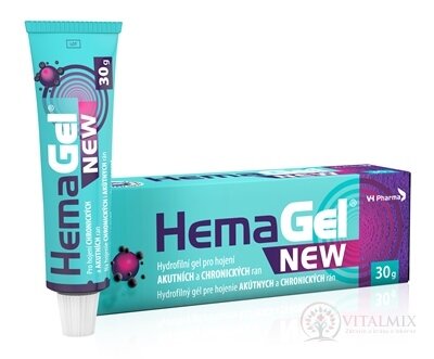HemaGel NEW hydrofilní gel pro hojení ran 1x30 g