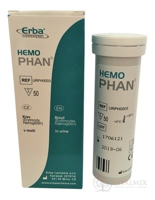 HEMOPHAN diagnostické proužky na moč 1x50 ks