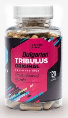 Hepatica Bulgarian TRIBULUS Original cps extrakt kotvičníku zemního 1x120 ks