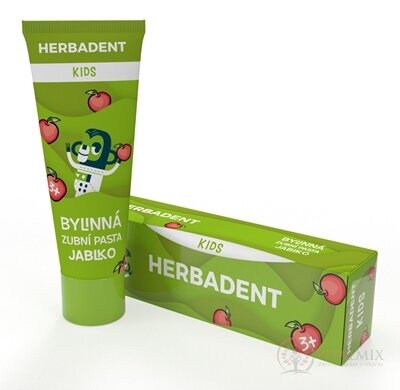 HERBADENT KIDS Bylinná zubní pasta JABLKO 1x75 g