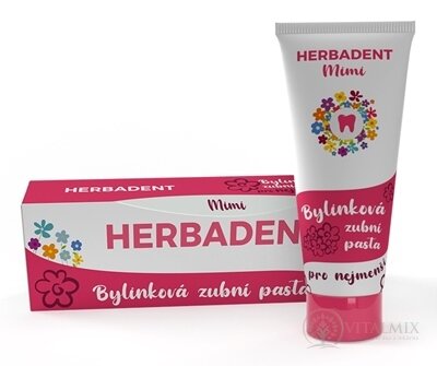 HERBADENT MIMI Bylinková zubní pasta pro nejmenší 1x50 ml