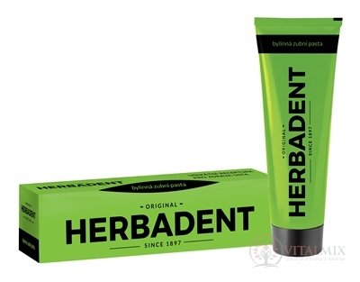 HERBADENT original Bylinná zubní pasta s fluorem 1x100 g