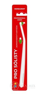 HERBADENT Professional MONO Jednosvazkový kartáček s vyměnitelnými nástavci 1x1 ks