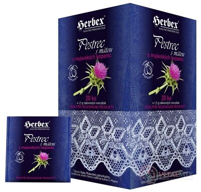 HERBEX PESTREC s MÁTOU z myjavských kopanic nálevové sáčky 20x1,5 g (30 g)