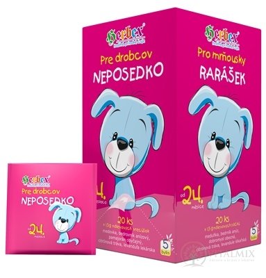 HERBEX Pro mrňousů NEPOSEDKO čaj (od 24. měsíce) nálevové sáčky 20x1,5 g (30 g)