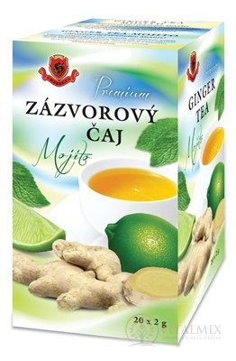 HERBEX Premium zázvorový čaj Mojito bylinný čaj 20x2 g (40 g)
