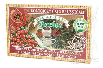 HERBEX urologických ČAJ S brusinky bylinný čaj 20x3 g (60 g)