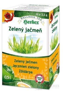 HERBEX ZELENÝ JEČMEN bylinný čaj 20x2,5 g (50 g)