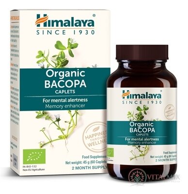 Himalaya Organická BACOPA Organic Bacopa cps 1x60 ks