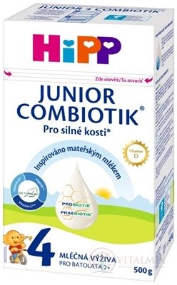 HiPP 4 JUNIOR COMBIOTIK (inov.2021) mléčná výživa pro batolata (od 2 let) 1x500 g