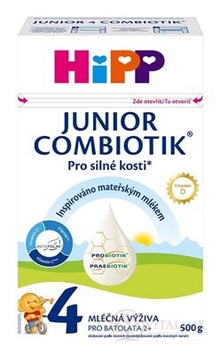 HiPP 4 JUNIOR COMBIOTIK (inov.2025) mléčná výživa pro batolata (od 2 let) 1x500 g