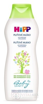 HiPP Babysanft Dětské pleťové mléko s Bio mandlovým olejem (inů. 2020) 1x350 ml