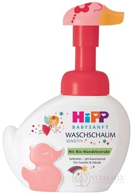HiPP BABYSANFT Pěna na mytí - Víla sensitiv (dávkovač kačenka) 1x250 ml