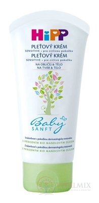 HiPP Babysanft Pleťový krém sensitive, od narození 1x75 ml