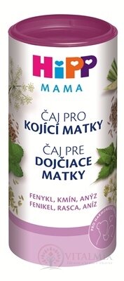 HiPP Mama Čaj pro kojící matky instantní granulovaný v prášku 1x200 g