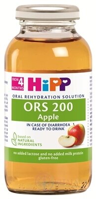 HiPP ORS 200 Jablečný odvar dietetická potraviny (od ukonč. 4.měsíce) 1x200 ml