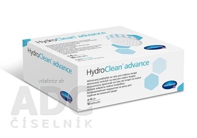 Hydroclean advance polštářek na rány kruh (průměr 4 cm) 1x10 ks