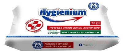 HYGIENIUM vlhčené utěrky pro dospělé 1x72 ks