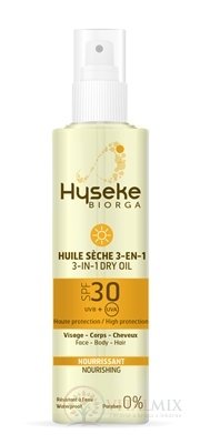 Hýsek BIORGA Suchý olej 3v1 SPF30 (3-IN-1 DRY OIL SPF30) 1x100 ml