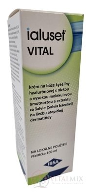 ialuset VITAL krém s obsahem 0,2% hyaluronátu sodného a 0,25% extraktu ze šalvěje 1x100 ml