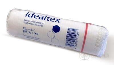 IDEALTEX obinadlo elastické dlouhotažné (12cm x 5m) 1x1 ks