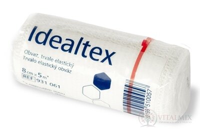 IDEALTEX obinadlo elastické dlouhotažné (8cm x 5m) 1x1 ks