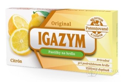 Igaz cucavé pastilky, příchuť citrón 1x20 ks