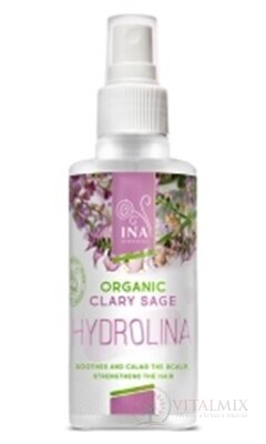 INA HYDROLINA ORGANIC Voda ze Šalvěje sprej na citlivou vlasovou pokožku s lupy 1x150 ml