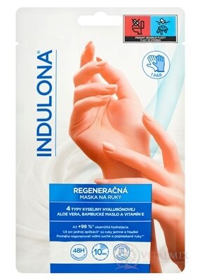 INDULONA Regenerační maska na ruce rukavice 1x1 pár