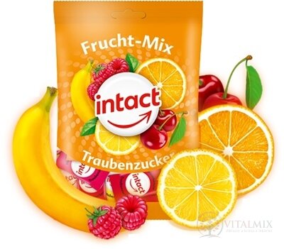 INTACT HROZNOVÝ CUKR Frucht Mix bonbóny (sáček) 1x75 g