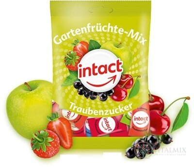INTACT HROZNOVÝ CUKR Gartenfrüchte Mix bonbóny (sáček) 1x75 g