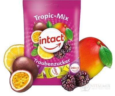 INTACT HROZNOVÝ CUKR Tropic Mix bonbóny (sáček) 1x75 g