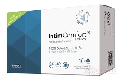 INTIMComfort Vlhčené ubrousky anti-intertrigo komplex 1x10 ks