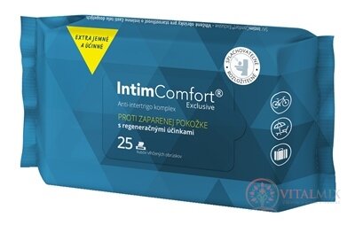 INTIMComfort Vlhčené ubrousky multipack anti-intertrigo komplex 1x25 ks