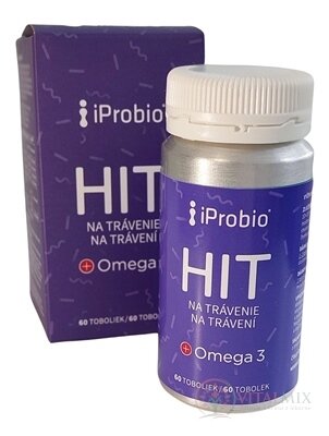 iProbio HIT na Trávení cps +Omega 3 1x60 ks