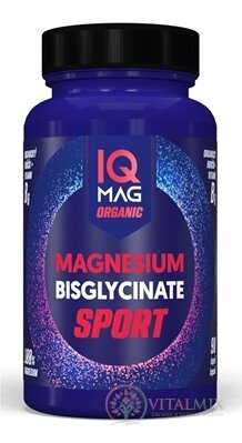IQ MAG ORGANIC SPORT Organický HOŘČÍK + Vitamin B6 cps 1x90 ks