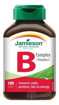 JAMIESON B-KOMPLEX S VITAMÍNEM C tbl 1x100 ks