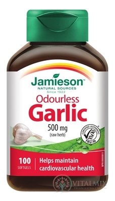 JAMIESON ČESNEK BEZ ZÁPACHU 500 mg cps 1x100 ks