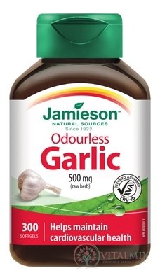 JAMIESON ČESNEK BEZ ZÁPACHU 500 mg cps 1x300 ks