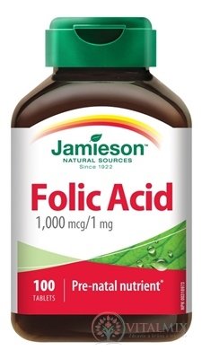 JAMIESON KYSELINA LISTOVÁ 1000 mikrogramů tbl 1x100 ks
