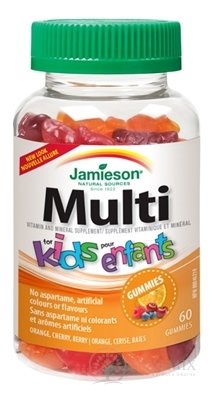 JAMIESON Multi kids Gummi želatinové pastilky 1x60 ks