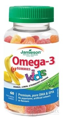 JAMIESON OMEGA-3 KIDS Gummi želatinové pastilky 1x60 ks