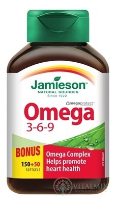 JAMIESON OMEGA 3-6-9 cps 150 + 50 zdarma (200 ks)