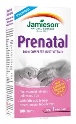 JAMIESON PRENATAL MULTIVITAMIN tbl 1x100 ks