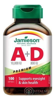 JAMIESON VITAMIN A + D PREMIUM cps 1x100 ks