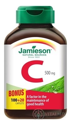 JAMIESON VITAMIN C 500 mg tbl 100+20 zdarma (120 ks)